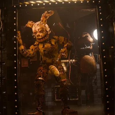 freddy (fnaf), springtrap (fnaf) (five nights at freddy's, five nights at freddy's 3) created by afterglownsfw