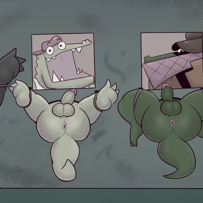 gary the nose, mayor wibblyfin, slick mickey (later alligator, pillowfight) created by denilsexo