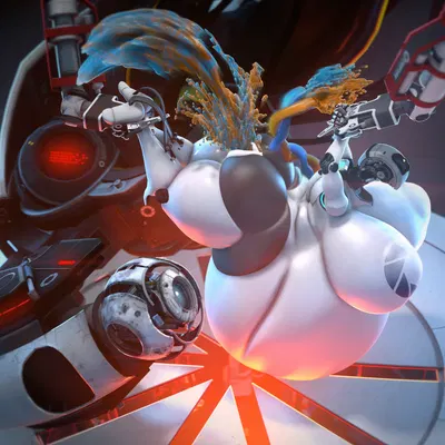 glados, wheatley (portal (series), valve) created by lustful zen