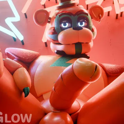glamrock freddy (five nights at freddy's, five nights at freddy's: security breach) created by afterglownsfw