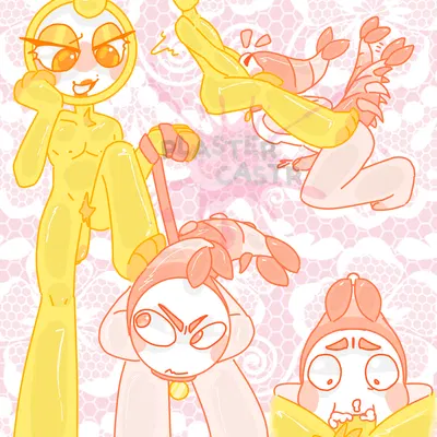 glisten (dandy's world), shrimpo (dandy's world) (blushcrunch studio, dandy's world) created by plastercasted