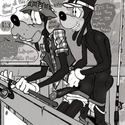goofy (disney), max goof (disney, goof troop) created by tush (artist)