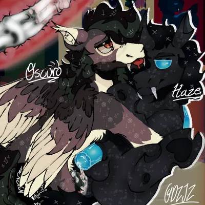 haze (mlp oc), oscuro(mlpoc) (friendship is magic, hasbro) created by dzjz