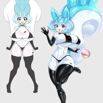 healslut 714 the pachirisu (healslut, nintendo) created by bimboaudino