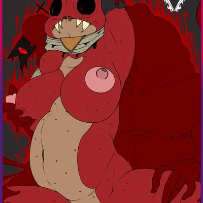 heket (cult of the lamb) (cult of the lamb, massive monster (studio)) created by greey