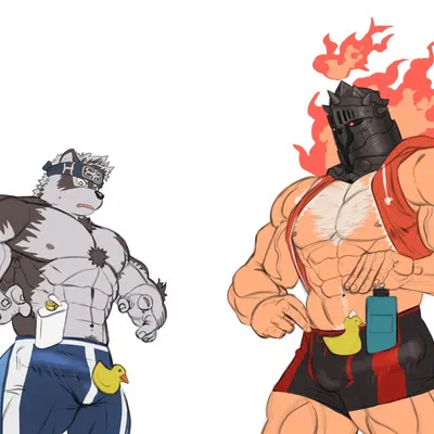 horkeu kamui (tas), surtr (tas) (lifewonders, shampoo challenge) created by grausummon