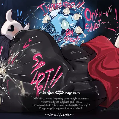 hornet (hollow knight), the knight (hollow knight) (hollow knight (franchise), team cherry) created by peterh lewd