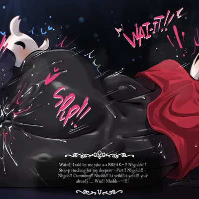 hornet (hollow knight), the knight (hollow knight) (hollow knight (franchise), team cherry) created by peterh lewd