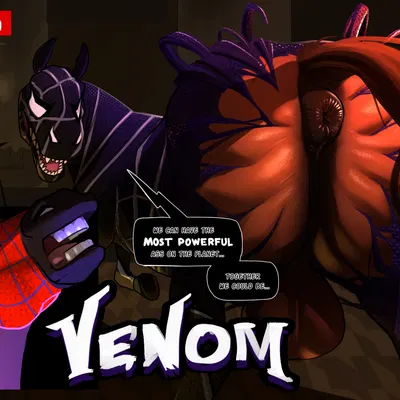 horse venom, spider-horse (manahallowhound), venom (marvel) (marvel, spider-man (series)) created by manahallowhound