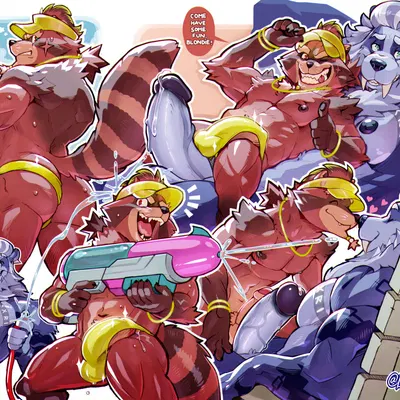 howlitebadger, rocket raccoon (guardians of the galaxy, marvel) created by beaugilliam