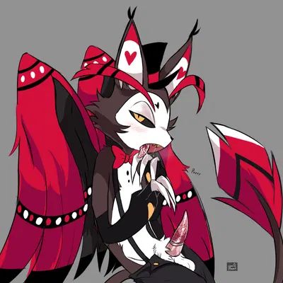 husk (hazbin hotel) (hazbin hotel, hellaverse) created by spec almond