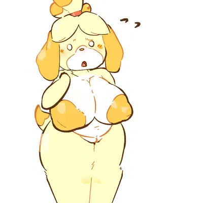 isabelle (animal crossing) (animal crossing, nintendo) created by catjamn