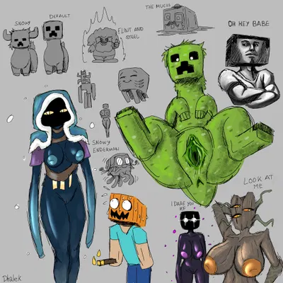 jack black, steve (minecraft) (microsoft, minecraft) created by dhalek