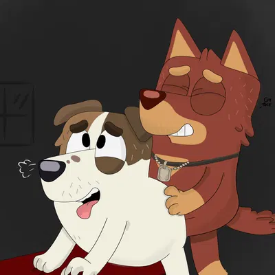 jack's dad (bluey), rusty's dad (bluey) (bluey (series)) created by wildside 45