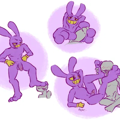 jax (tadc) (glitch productions, the amazing digital circus) created by gaygoat