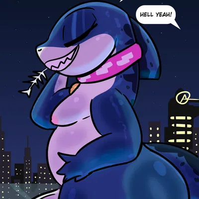 jeff the land shark (marvel, marvel rivals) created by azulejo