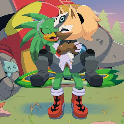 jet the hawk, whisper the wolf (idw publishing, sega) created by apinkgrape