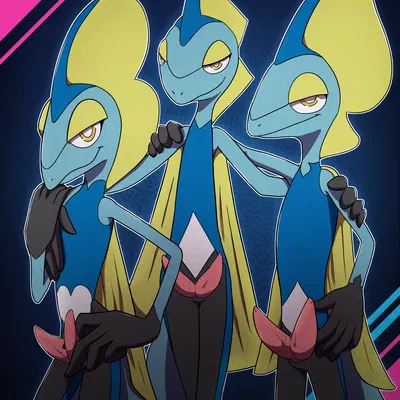 jin (reiss), lin (reiss), rin (reiss) (nintendo, pokemon) created by codyf0xx