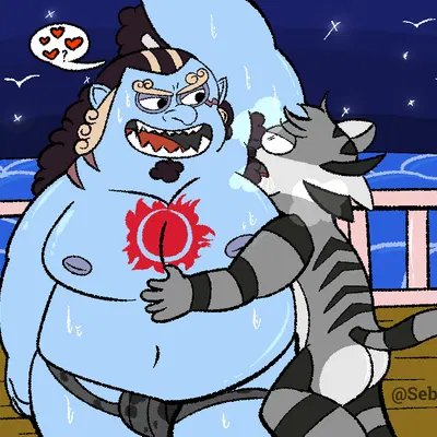 jinbe (one piece) created by sebboh