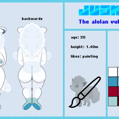 juana the vulpix (nintendo, pokemon) created by jonathefur20