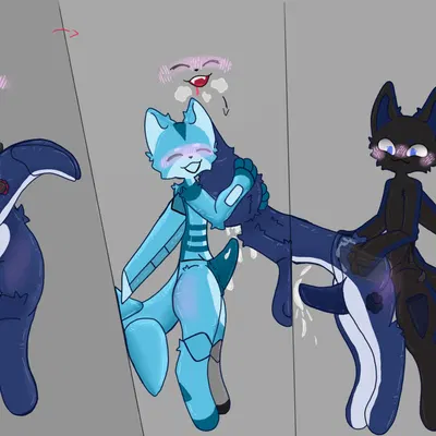 judie (yaco), shade (kiote), tuna (tumi) (aerocats, project c.a.t.s) created by yaco (artist)
