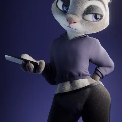 judy hopps (disney, zootopia) created by 1heart6minds