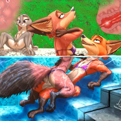 judy hopps, mrs. wilde, nick wilde (disney, zootopia) created by link6432