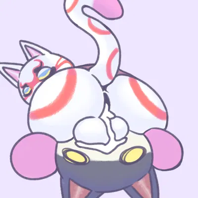 kabuki (animal crossing), punchy (animal crossing) (animal crossing, nintendo) created by jellybeankofi