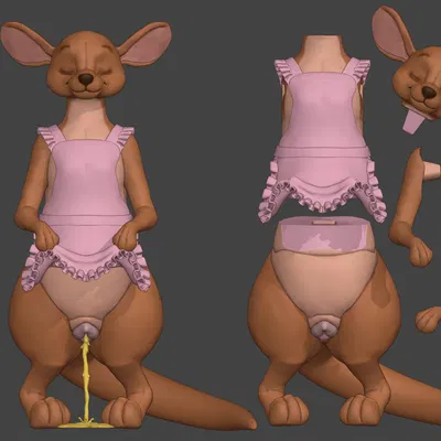 kanga (disney, winnie the pooh (franchise)) created by konathestinkydog