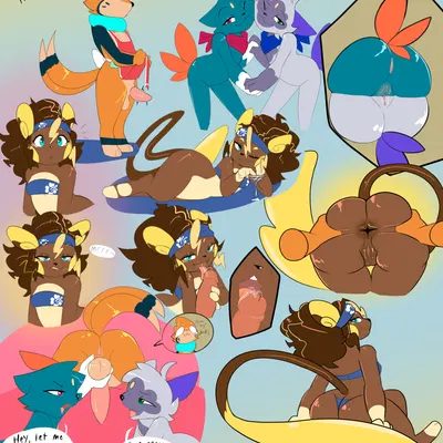 kelly (prate), kelsie (prate), rika (prate) (nintendo, pokemon) created by prate-dragon