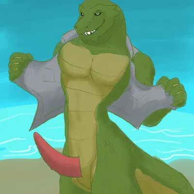 killer croc (batman (series), dc comics) created by ryukai