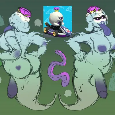 king boo (luigi's mansion, mario bros) created by endr404