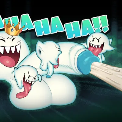 king boo (luigi's mansion, mario bros) created by perpleon