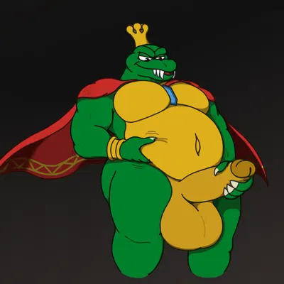 king k. rool (donkey kong (series), nintendo) created by waniiime