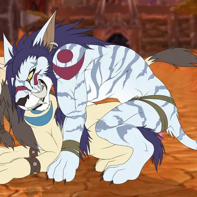 kiro (kiro-kat), nyan (sianyboo) (blizzard entertainment, warcraft) created by kiro-kat