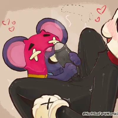 kit (brawl stars), moe (brawl stars) (brawl stars, supercell (company)) created by notsafeforwanking