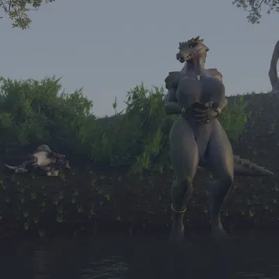 kroxigor (vulgarvictor) (cthulhu mythos, h. p. lovecraft) created by flauntingfornication