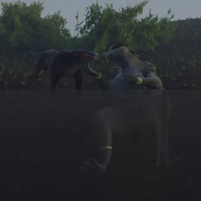 kroxigor (vulgarvictor) (cthulhu mythos, h. p. lovecraft) created by flauntingfornication