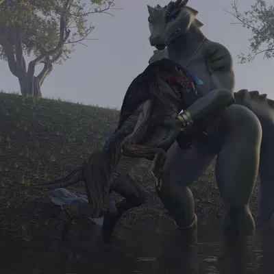 kroxigor (vulgarvictor) (cthulhu mythos, h. p. lovecraft) created by flauntingfornication