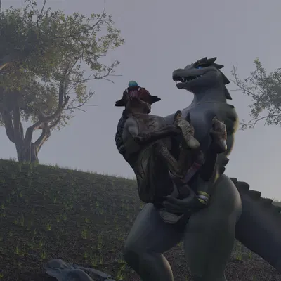 kroxigor (vulgarvictor) (cthulhu mythos, h. p. lovecraft) created by flauntingfornication