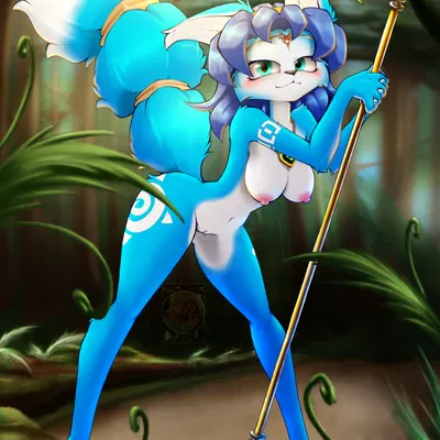 krystal (star fox) (nintendo, star fox) created by cjweasle