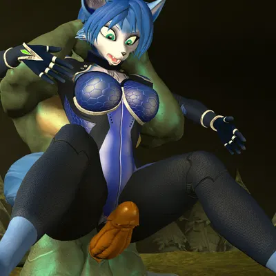 krystal (star fox) (nintendo, star fox) created by joker0