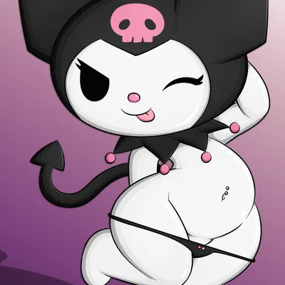 kuromi (onegai my melody, sanrio) created by zinzoa
