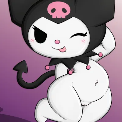 kuromi (onegai my melody, sanrio) created by zinzoa