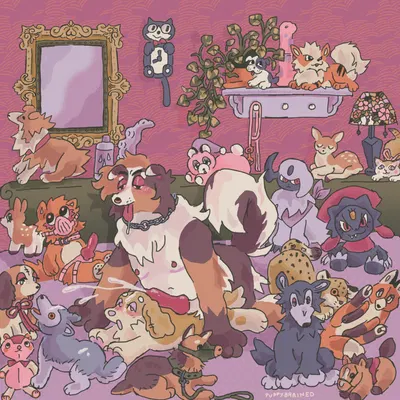 lady (lady and the tramp) (disney, kit-cat klock) created by puppybrained