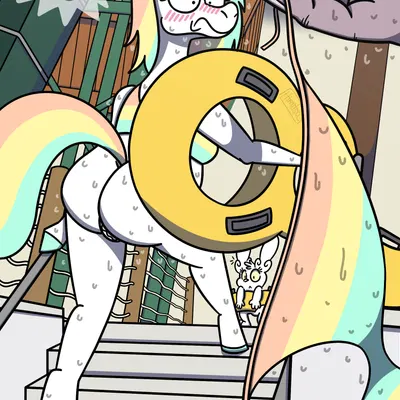 late bloomicorn (fuwa fuwa foof, mythology) created by himitsu