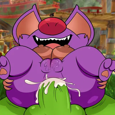 laylee, yooka (playtonic games, yooka-laylee) created by luanctoons