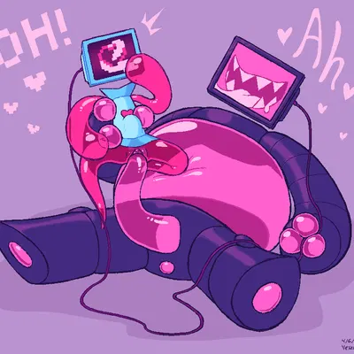 leslie (pinkmoth), morley (vexedcalyx) created by vexedcalyx