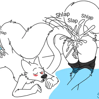 lin (changed), squid dog (changed) (changed (video game)) created by sinful drawz