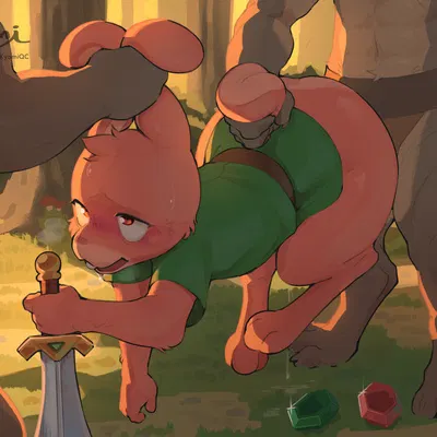 link (rabbit form) (nintendo, the legend of zelda) created by unsavoryimpcat